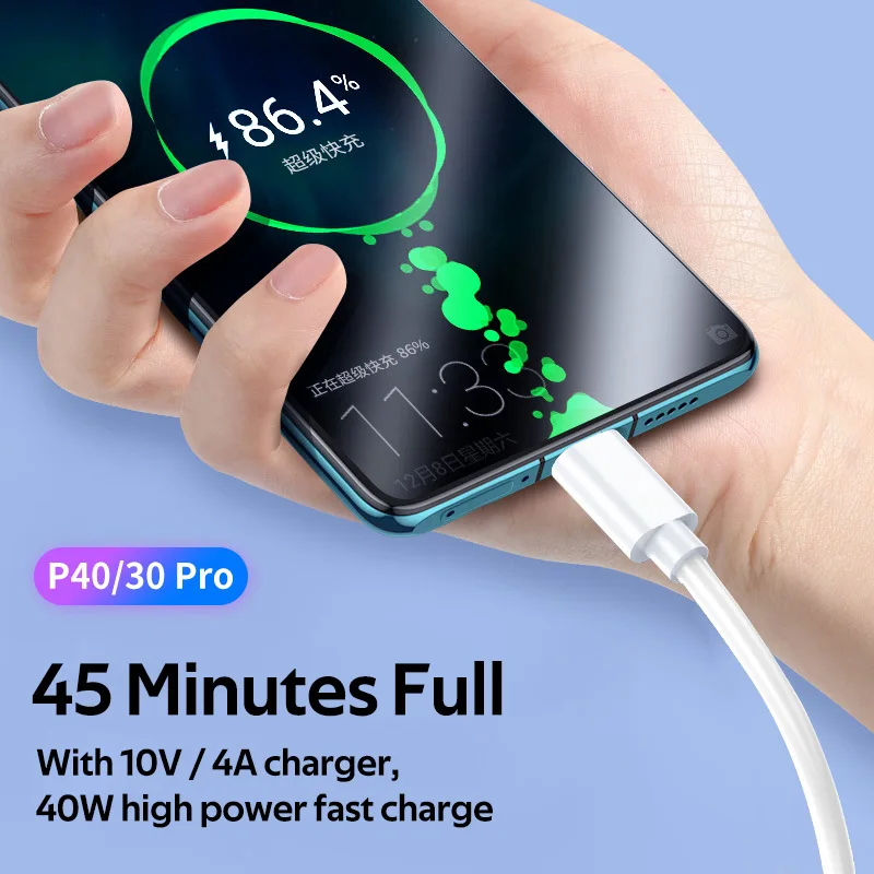 Высококачественный USB-кабель типа C 5A быстрая зарядка для Samsung S8 S9 Plus Iphone Huawei кабель передачи