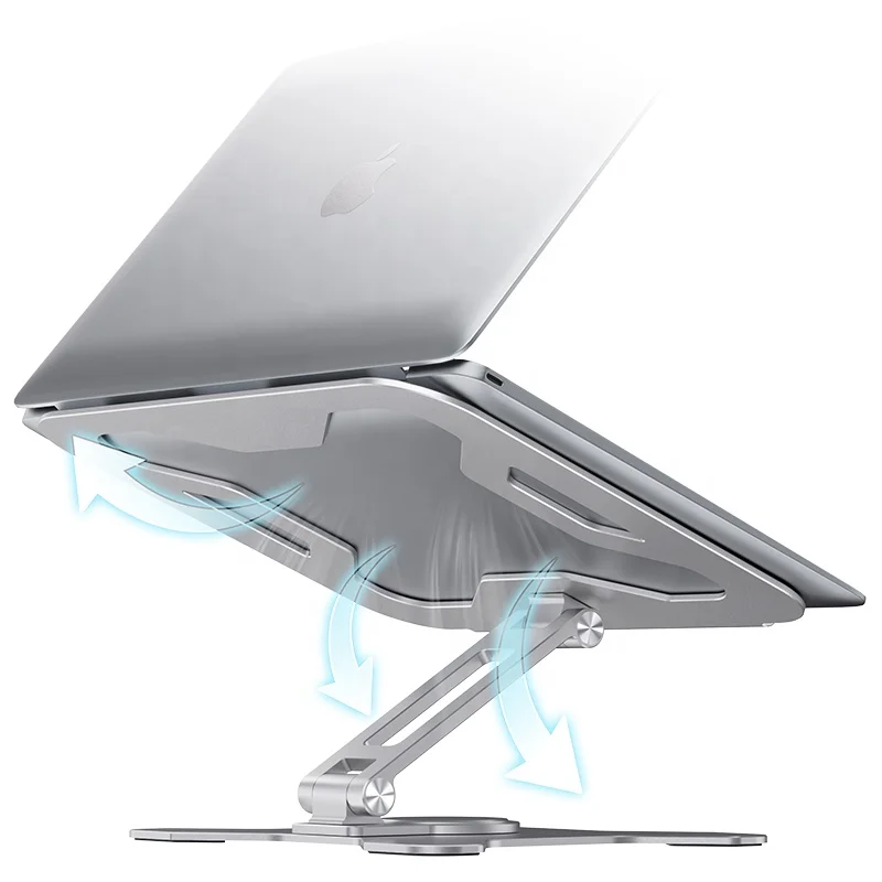 Заводская цена, держатель из алюминиевого сплава, кронштейн 14-17,3 дюймов, тонкий Настольный держатель, портативная складная подставка для ноутбука и планшета
