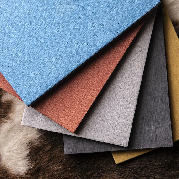 
Top Quality Exterior Wall Decoration Colorful Fiber Cement Deckin Board Cladding 