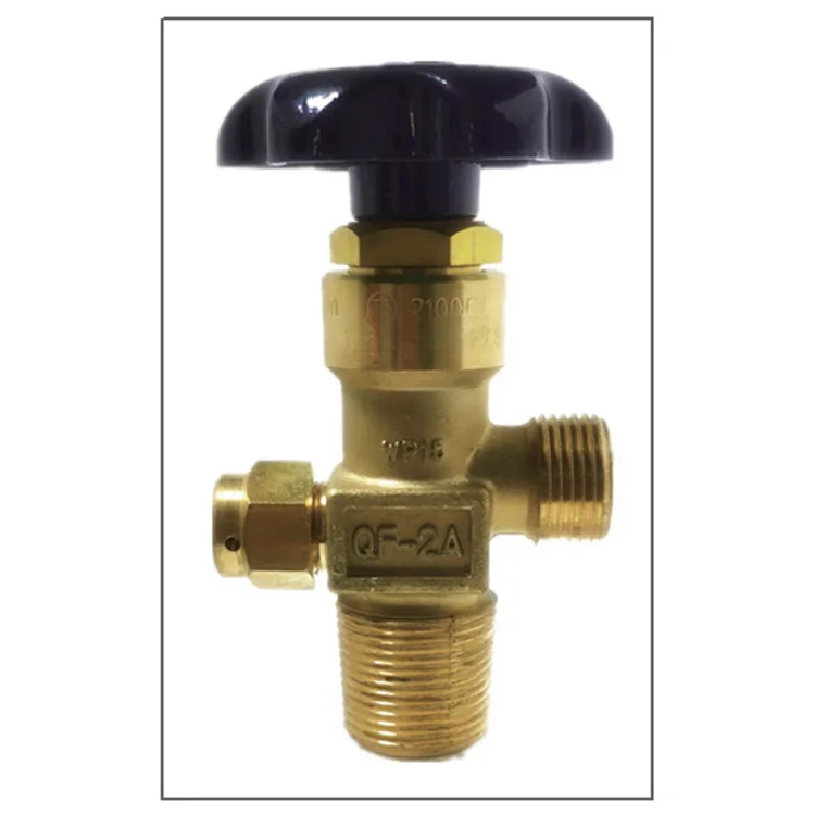 QF-2ACGA cylinder Valve Carbon Dioxide Oxygen Nitrogen Gas Cylinder Valves Made In Brass
