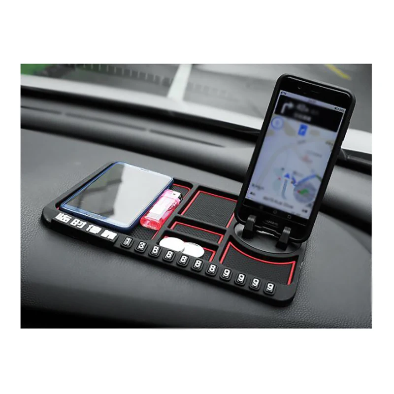 New Arrival Dashboard Multifunctional Non Slip Sticky Anti Slide Dash Phone Mount Pvc Dashboard Car Pad Mat