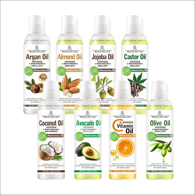 100% Pure Organic Vitamin E Oil Fast Absorb Skin Brightening Protection For Face & Body and Hair Essential Oil