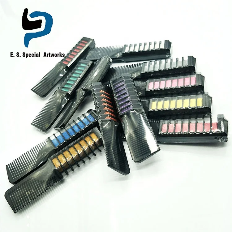 2018 hot sale esay use washable multi color temporary hair chalk