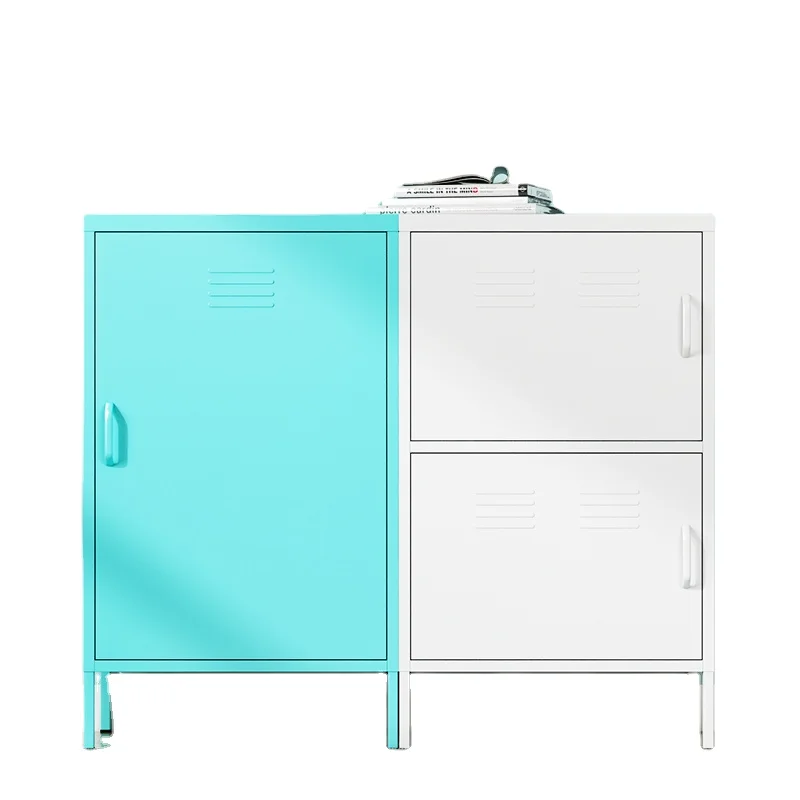 Home office furniture living room cabinets single door file cabinet storage metal storage cabinet with bracket feet