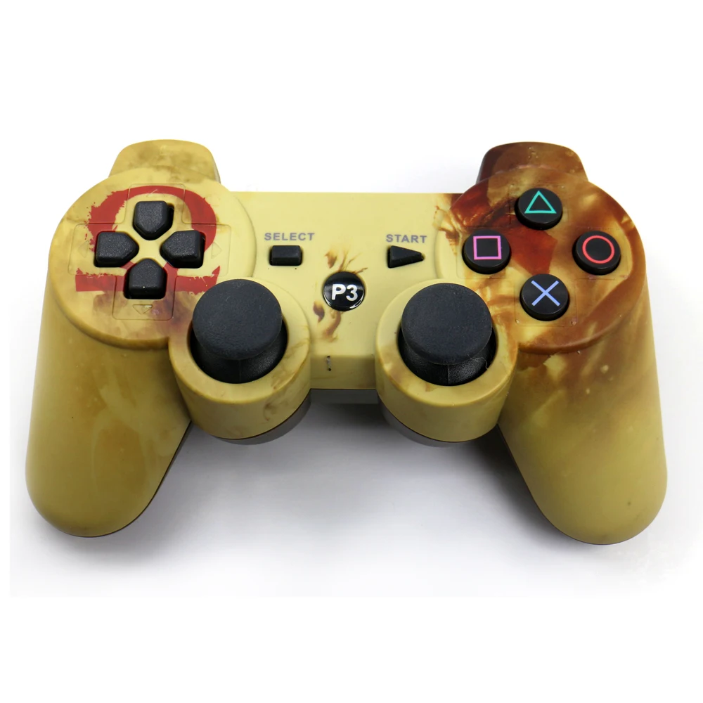 
2021 new wholesale double-motor vibration Shaftless PS3 Wireless controller-Mars game controller for playstation 3 and pc 