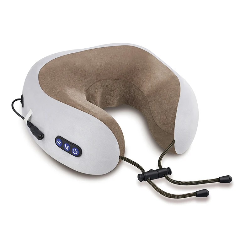 OEM Travel Electric Vibration Neck Heated Kneading U Shaped Massage Pillow