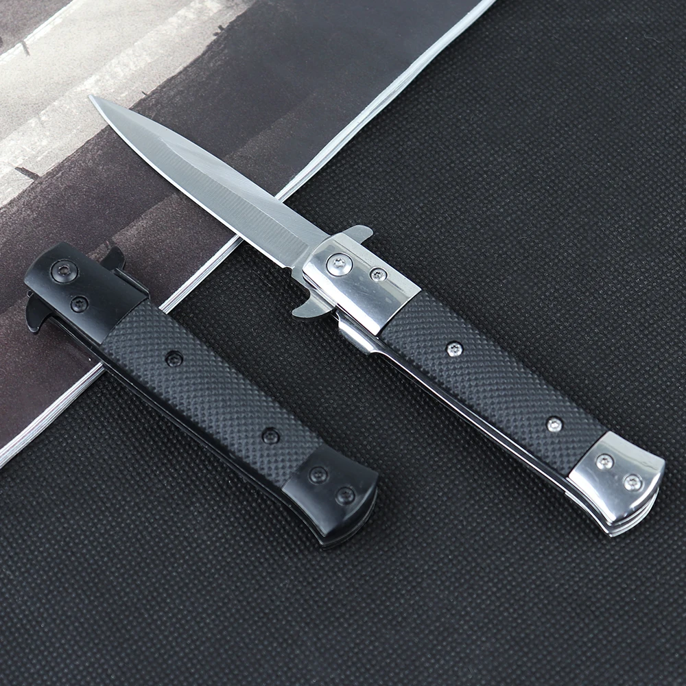 High quality Private custom 420ss Blade & Plastic Handle Cheap Pocket Knife Hunting knife edc Outdoor Folding Pocket Knife