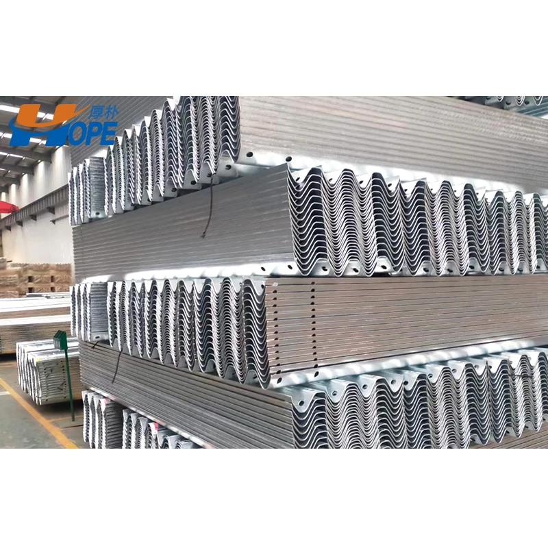 Hot Dipped Galvanized Road Safety W Beam Highway Curved Guardrail Steel Barrier for Sale