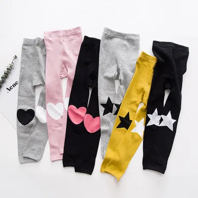 ZXQ21 Wholesale Children Cotton Bottom Pants Cartoon Star Boys and Girls Warm Pants