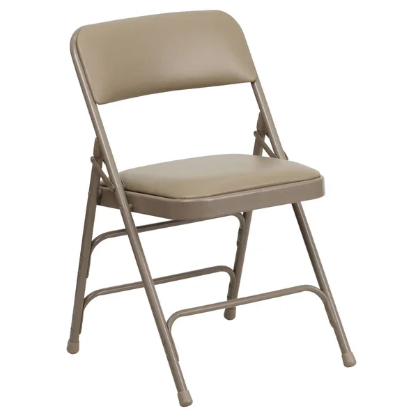 Hot Selling Modern Vintage Design Pad Steel Folding Chair Small Church Coffee Metal Floding Chair