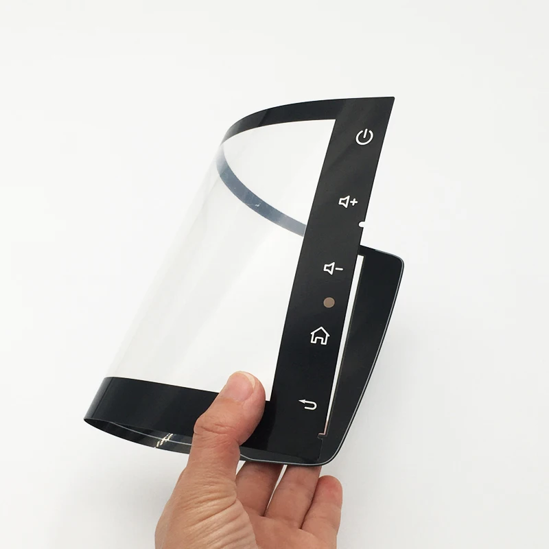 Factory Supply Plastic PMMA PET Auto LCD Display Screen Touch Transparent Window Acrylic Panel Faceplate With Custom Design for POS ATM Gaming Industrial