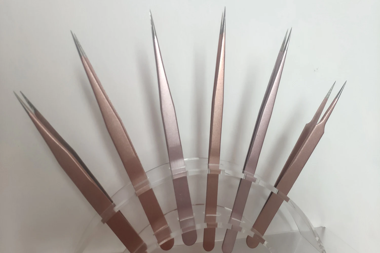 
Gold pink blue colorful colorful tweezers eyelash extension clip 