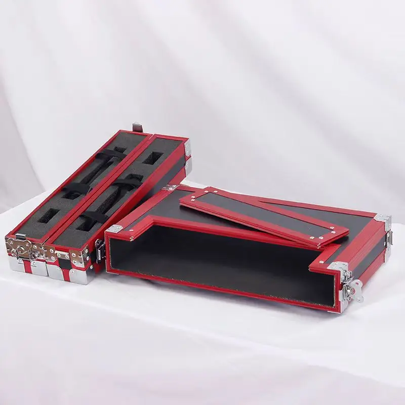 Professional 16U Aviation Box Cabinet Audio Amplifier Cabinet Mixing Console 12U Shockproof Storage OEM Customizable Case