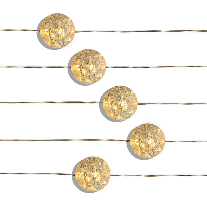 Микро-гирлянда на батарейках с 25 светодиодами, украшение для дома