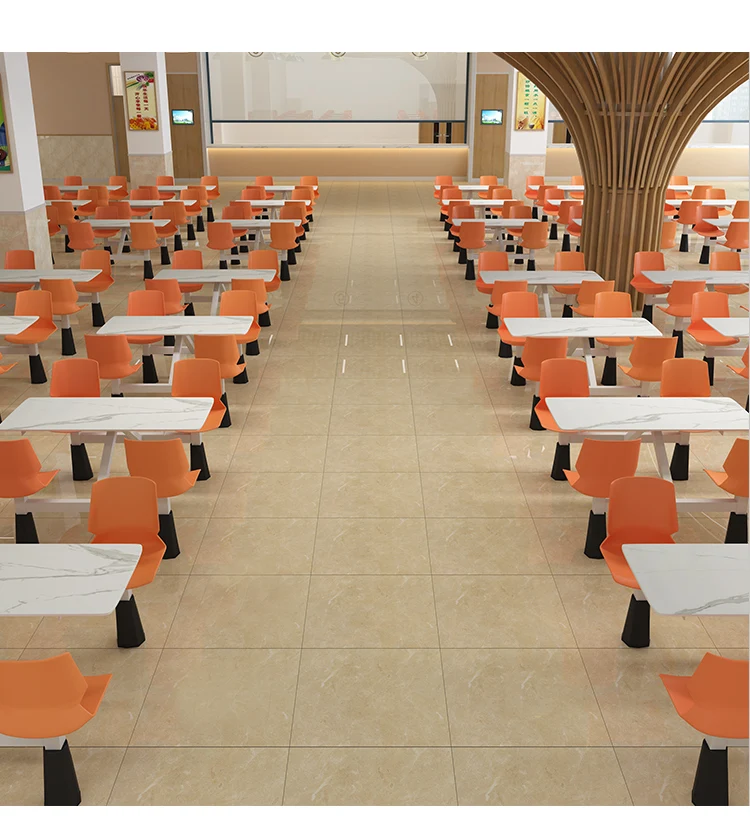 Modern Dining Furniture Restaurant Set For School Canteen Table And Chair