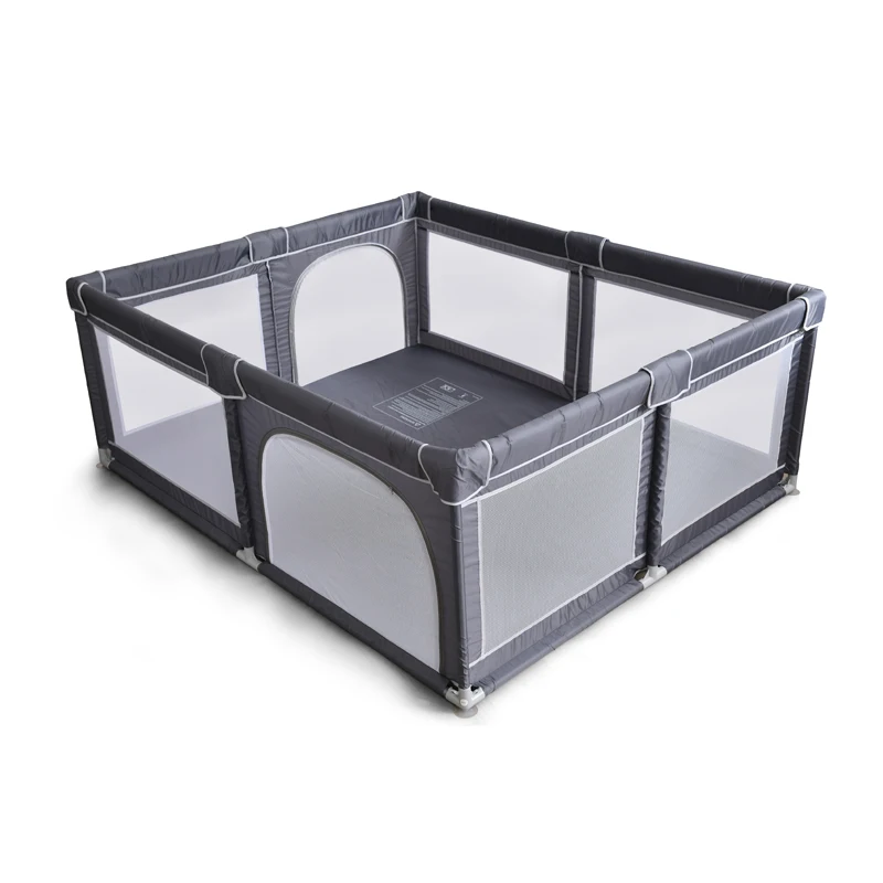 Baby Playpen Kids Safety Play Center Yard Portable Playard Play Pen with Gate for Infants and Babies