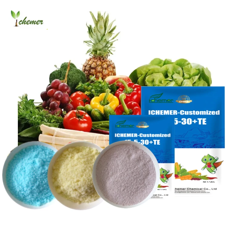 Water soluble compound fertilizer manufacturer in china npk 16-16-16 for agriculture