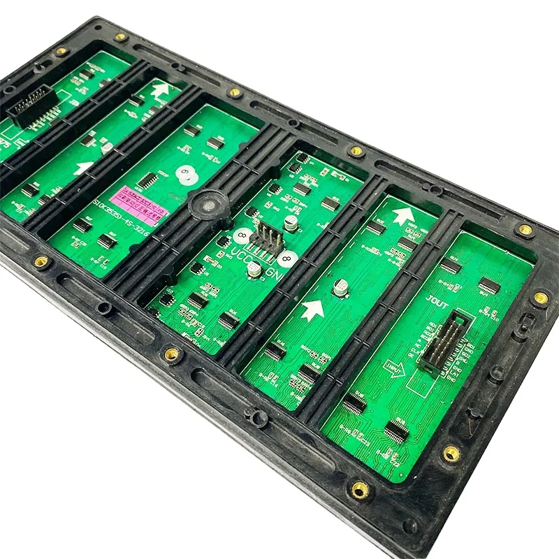 Открытый водонепроницаемый SMD3535 P10mm RGB светодиодный модуль 32x16 пикселей высокое качество 1/2 сканирования