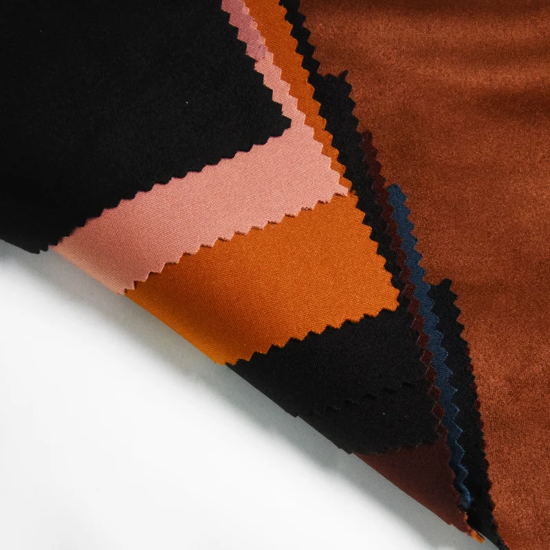 
SCUBA SUEDEPD 95% Terylene 5% Spandex Elasticity Suede Thickened Fabric for trench coat 