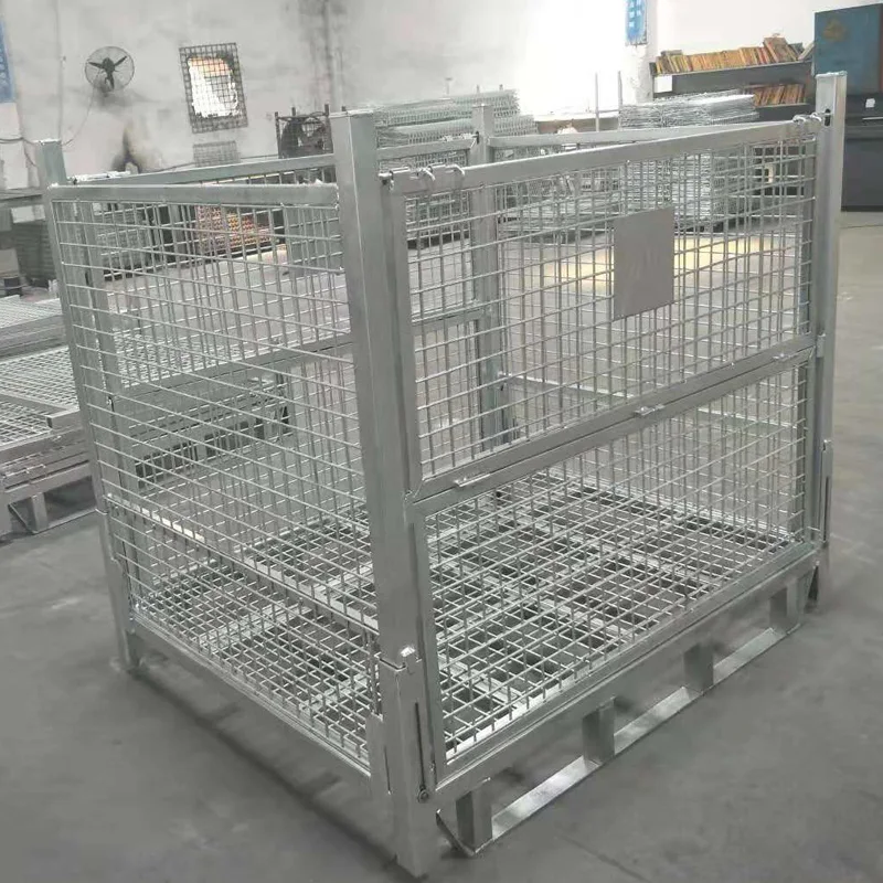 High Quality Steel Head Cage For Industrial steel box pallet metal pallet cage pallet cages for sale