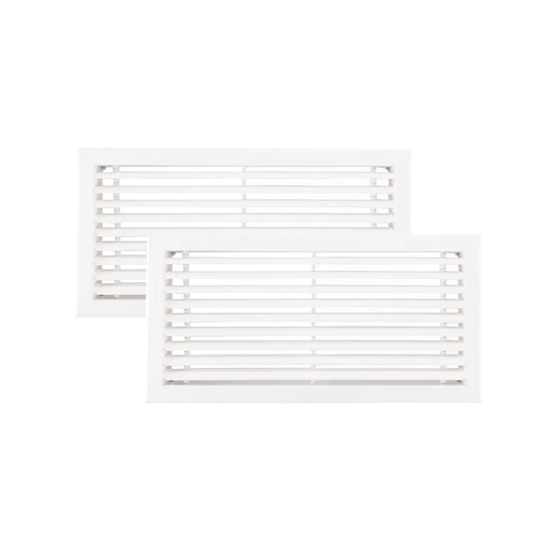 Air Conditioning Ventilation White ABS Linear Slot Diffuser Air Grille