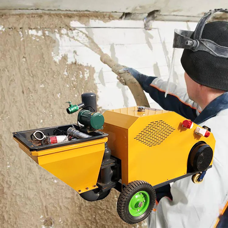 High pressure Wall Cement mortar plaster pump/ spraying laminating machine