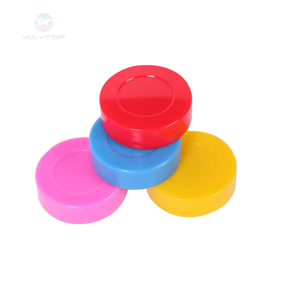 Colorful customized printing rubber ice puck hockey puck