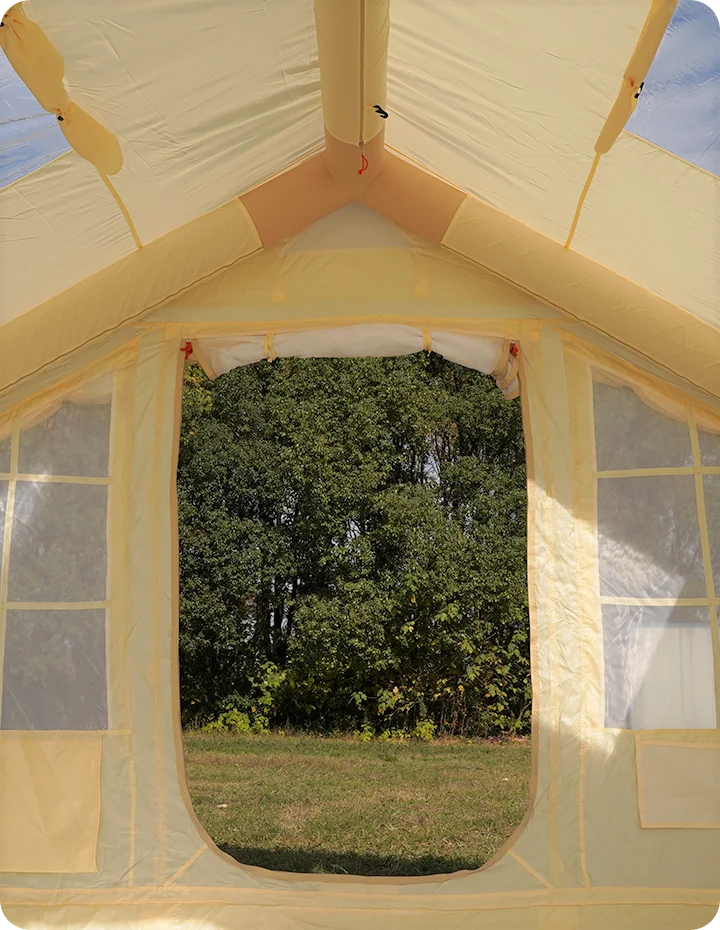 Outdoor Waterproof Factory Professional Customization Air Inflation Large Size Automatic Pvc Tube Inflatable Tent