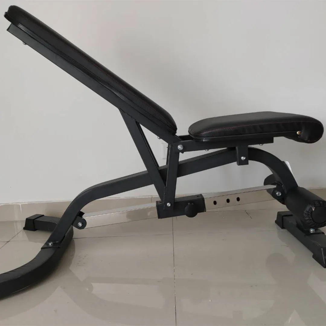 
Commercial black fitness chair can be folded and adjustable with high quality for both men and women 
