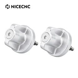 NICECNC Gloss Silver Black Red Interior Windshield Knob For Jeep CJ Wrangler YJ 1976-1990 1991-1995