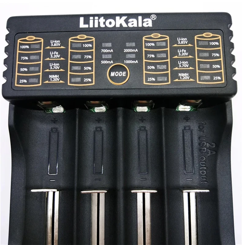 Liitokala Lii-402 Battery Charger 1.2V 3.7V 3.2V 3.85V AA/AAA 26650 14500 16340 25500 NiMH lithium