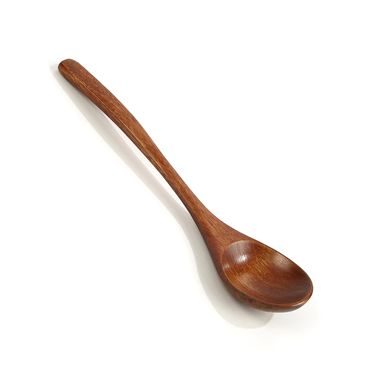 Japanese style ecological Cheap Eco Friendly Custom Organic Handle Wooden Spoon