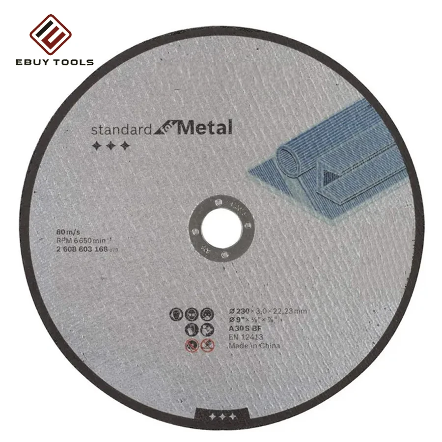 230mm Professional Metal Steel  Cutting  Abrasive Grinding Wheel For cutting disc