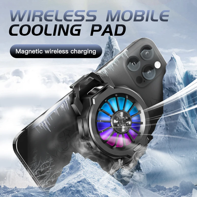 Portable Cooling Fan Phone Cooler Game Heatsink Audio Aux Mobile Phone Radiator For Phone Accessories