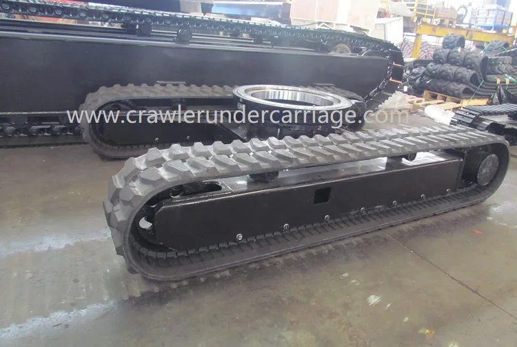 New Rubber Track Undercarriage with Hydraulic Motor for Excavator Skid Steer Loader Undercarriage Manufacturing Plant
