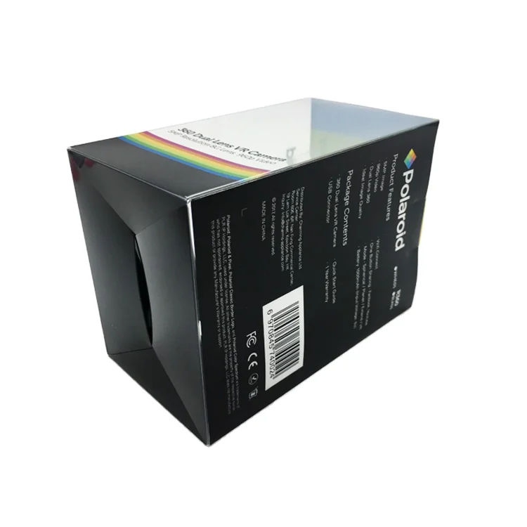 Custom printed hard PVC PET clear plastic packaging box plastic gift box