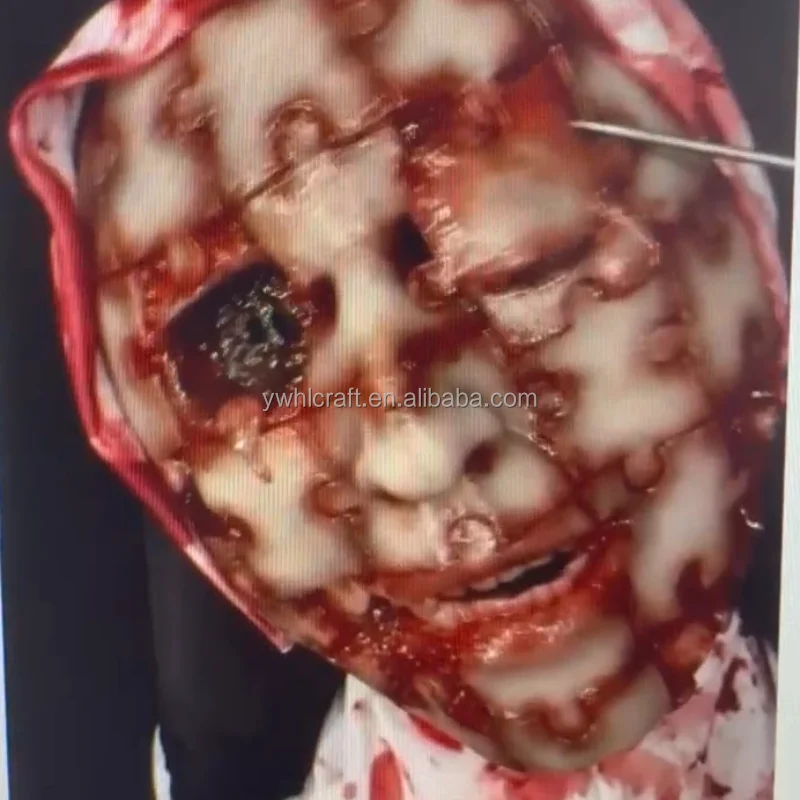 Wholesale Halloween Bloody Scary Mask Role-playing Carnival Prank Zombie Latex Mask For Halloween Party Props