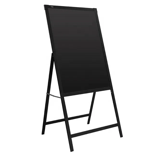Wooden Chalkboard Blackboard Pavement Display Sign A-Board