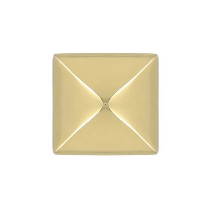 Высокое качество заклепки Шпильки для кожаной сумки золотые шпильки и шипы Квадратные Заклепки для одежды аксессуары