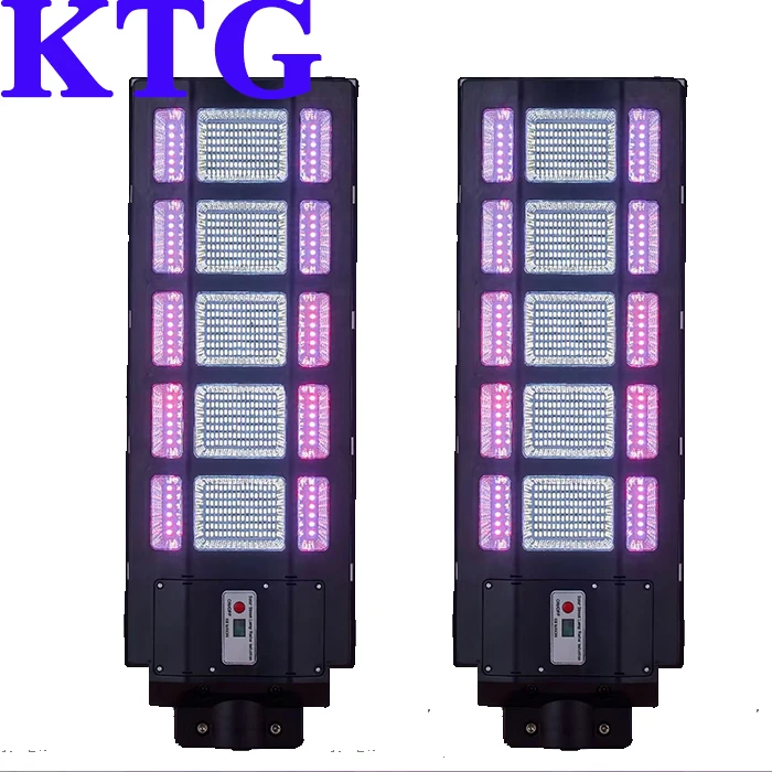 Atmosphere light Colorful mixed lighting 100W 200W 300W ABS solar parking light 300watt solar garden lamp red yellow blue led