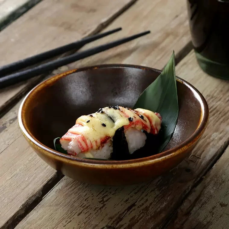 2022 New Banquet & Buffet Serving Plattes Vajilla Platos Egg Shape Ceramics Stackable Crockery Japanese Restaurant Plates Dishes