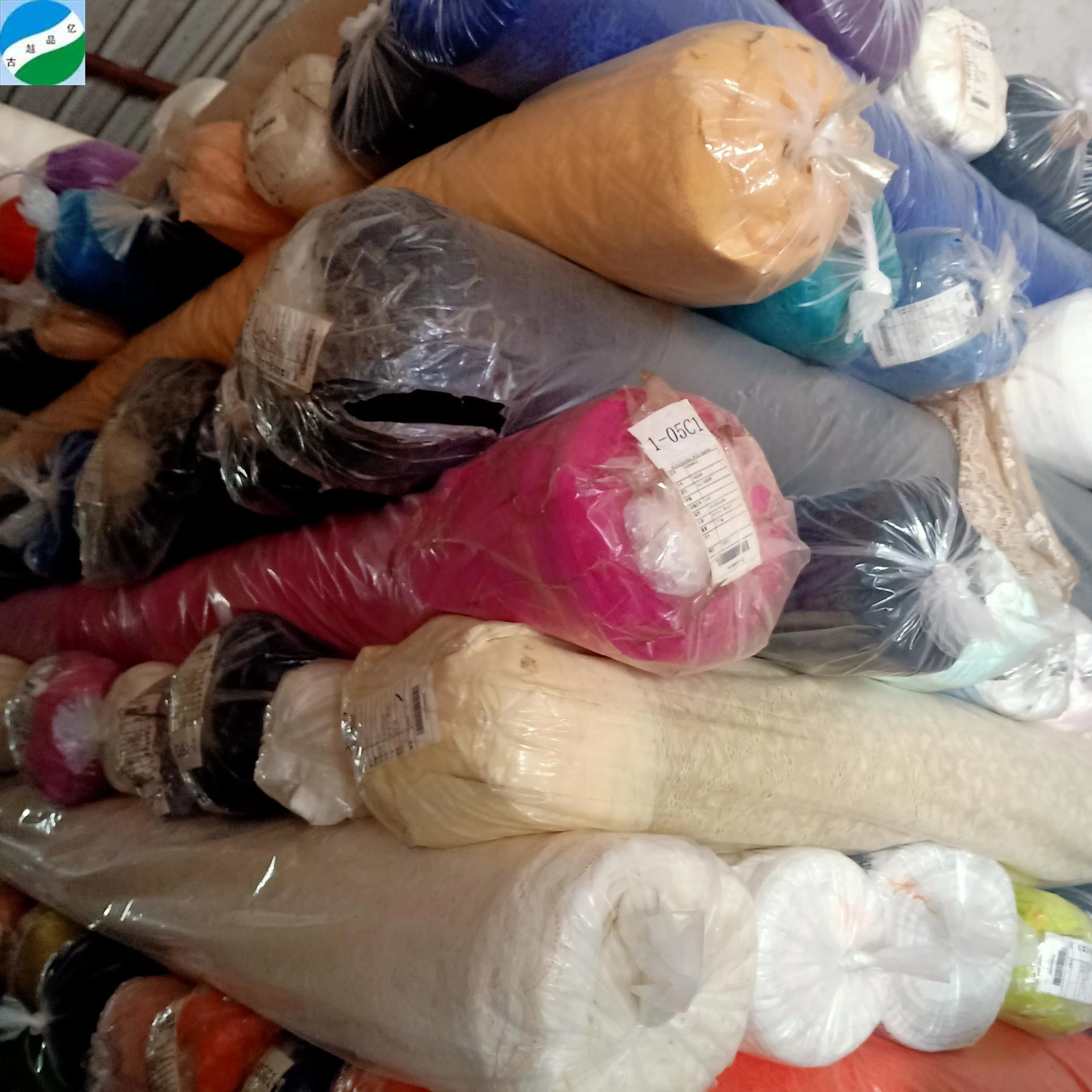 Hot selling big quantity cheap 100% polyester fabric mixed lace dyed stock fabric from shaoxing telas de china