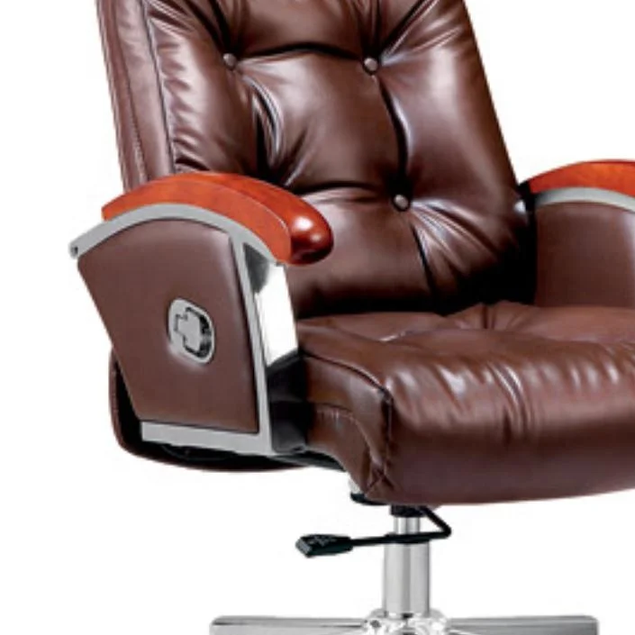 Deluxe CEO Chairs Boss leather Office Chairs High End Executive Chair wood