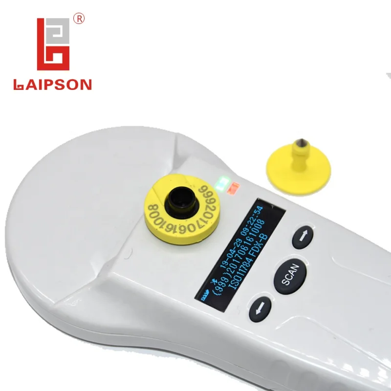 Factory price LF 125/134.2khz Fdx rfid ear tag for animal pig sheep