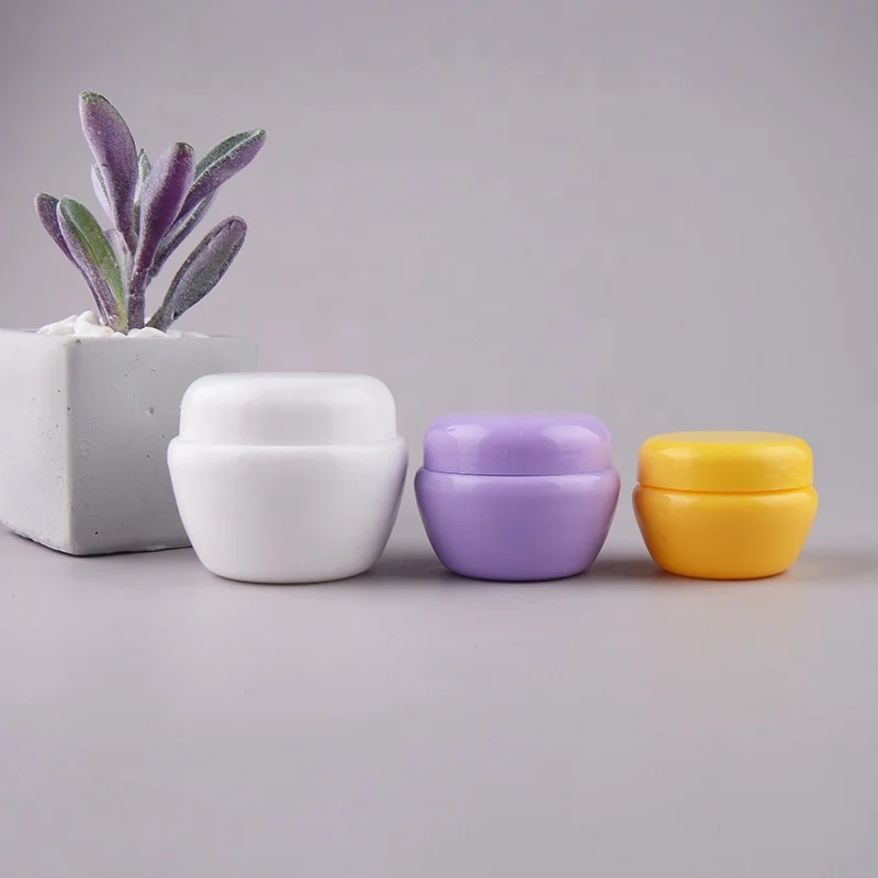 Unique face scrub cream jar cosmetic pp plastic 30g 50g 1oz pink