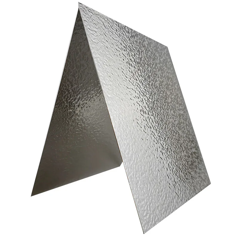Classic Orange Peel Stucco Pattern Refrigerator Air Conditioning And Packaging Thermic Insulant Embossed Aluminum Sheet  Plate