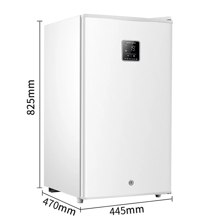 Mini Fridge Portable Compact Refrigerator Electric Cooler and Warmer 46L 6 Can for Car Boat Self-driving Camping Outdoor