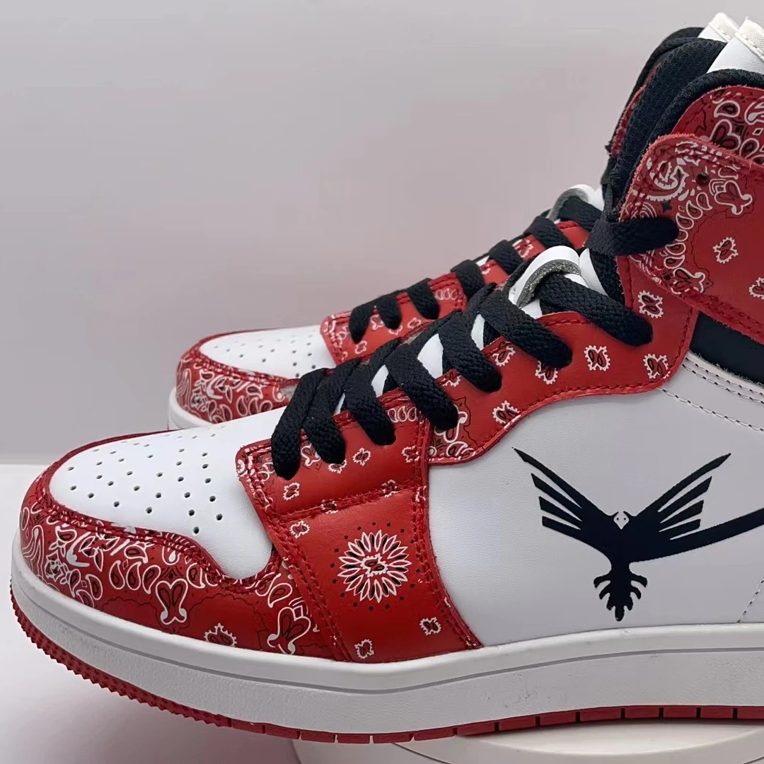 oem custom fashion brand shoes genuine leather retro sneakers