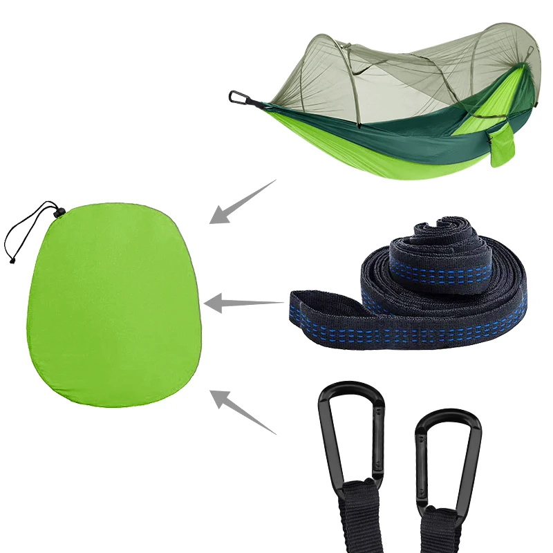 
High Quality Wholesale Camping Hammock with mosquito net 
