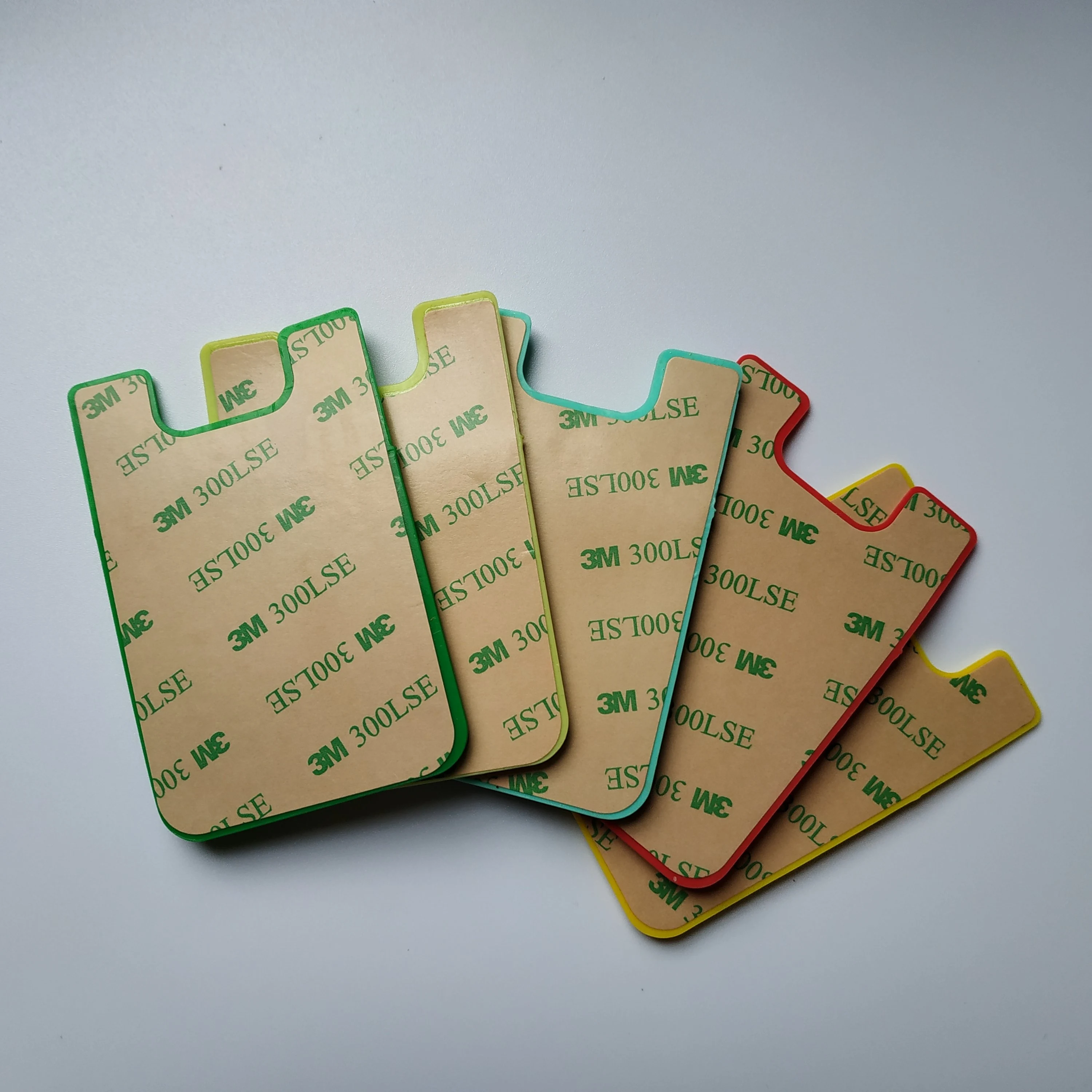 Hot selling Promotional gifts customized logo printing Silicone mobile phone card holder